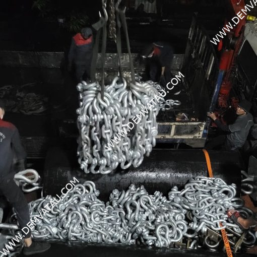 Ma ní đệm va tàu - (shackle) – phụ kiện neo đậu hàng hải | nguyễn tài 9 Shackle