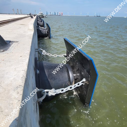 Hệ thống tăng đưa đệm va tàu | bu lông u nối xích chuẩn pianc 7 Bảng vẽ hệ thống tăng đưa đệm va tàu