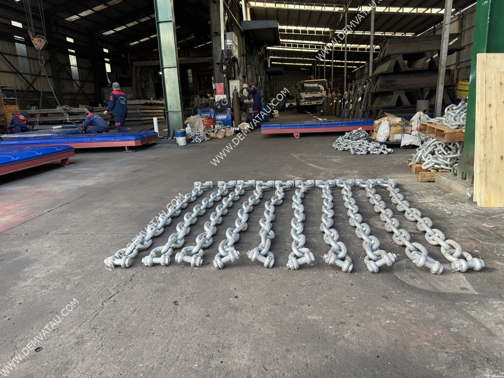 Xích neo đệm va tàu nt | tiêu chuẩn pianc, bv | nguyễn tài 5 Xích neo đệm chống va tàu nguyễn tài
